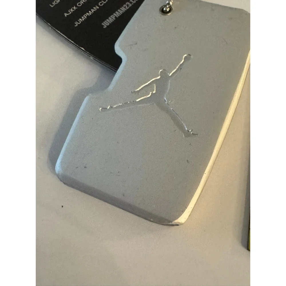 Vintage Nike Air Jordan Big Fund‎ Silver Jumpman Hangtag Keychain Accessory